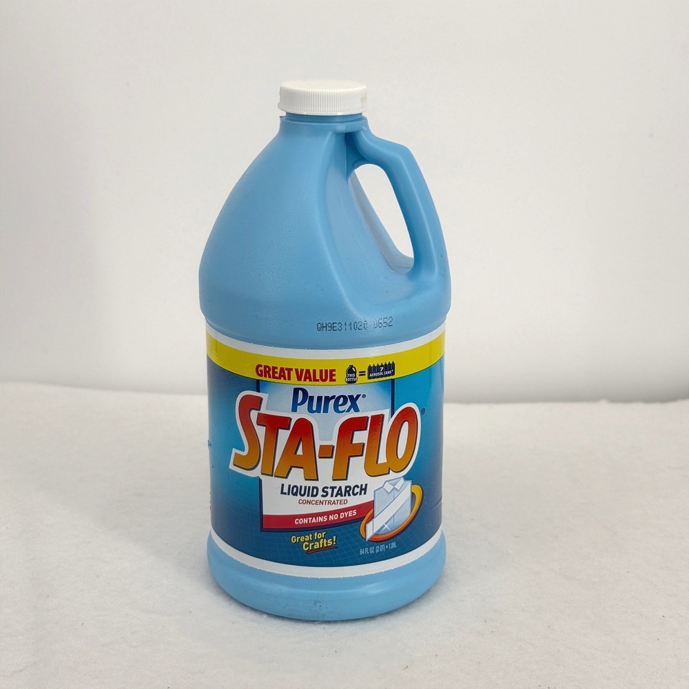 Purex Sta-Flo Concentrated Liquid Starch 64 fl oz for Laundry and Crafts